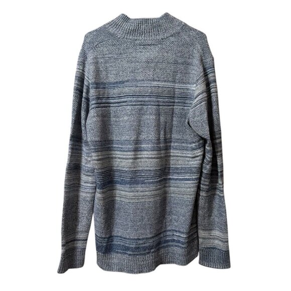 Flag & Anthem Sweater Men Size Large Long Sleeve Knit Buttons Cotton Preppy City - Picture 2 of 12